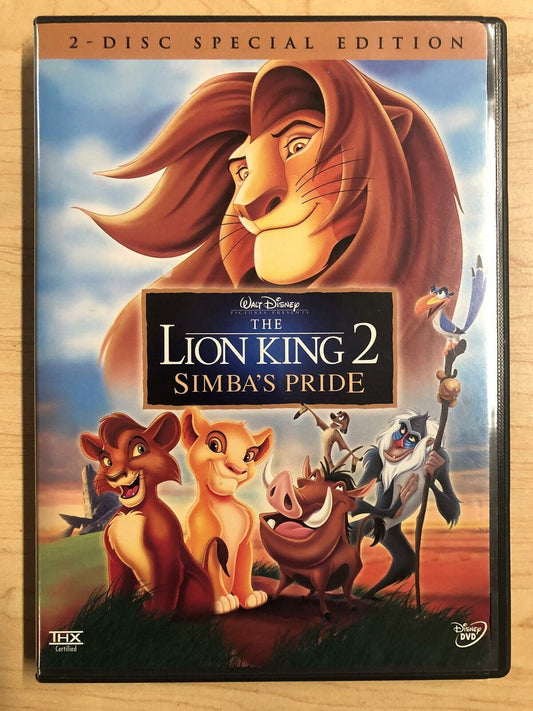 The Lion King 2 Simbas Pride (DVD, Disney, 2-disc special edition, 1998) - J1105