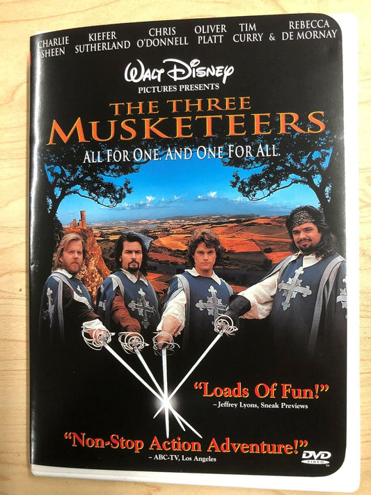 The Three Musketeers (DVD, Disney, 1993) - J1231