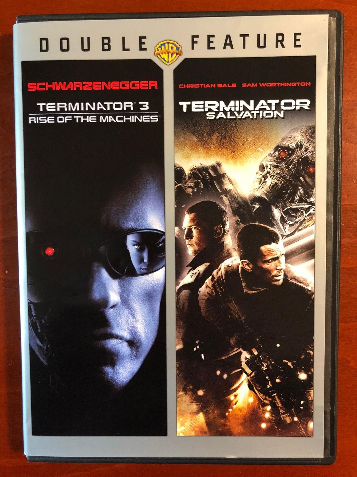 Terminator 3 Rise of the Machines - Terminator Salvation (DVD, 2-film) - I1225