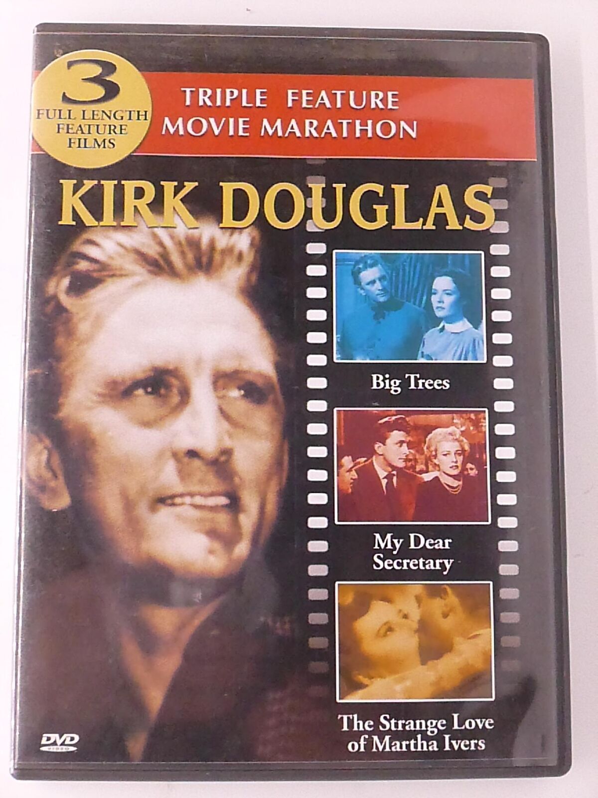 Kirk Doubglas - Big Trees, My Dear Secretary, The Strang.. (DVD, 3-film) - J0514