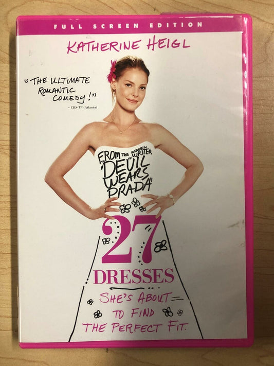 27 Dresses (DVD, Full Screen, 2008) - K0218