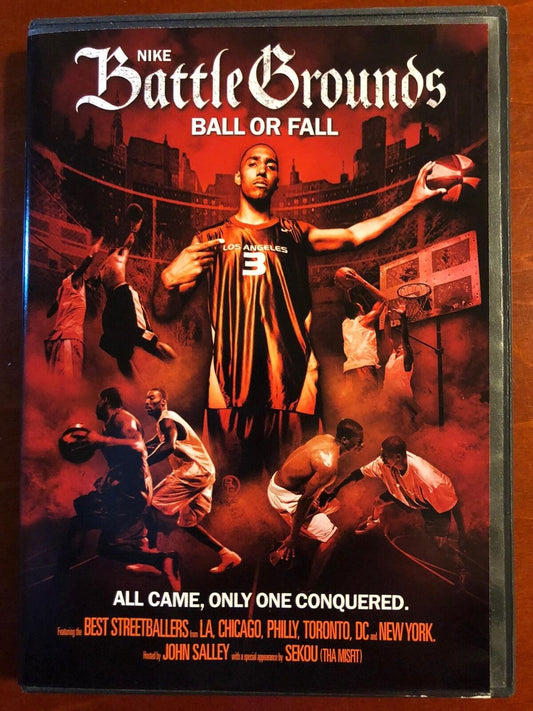 Nike Battlegrounds Ball Or Fall (DVD, 2003) - H1226