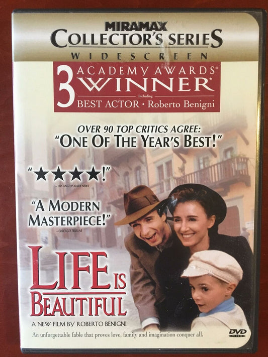 Life Is Beautiful (DVD, 1997, Widescreen) - L01