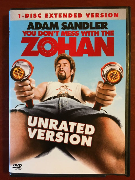 You Dont Mess with the Zohan (DVD, unrated, 2008) - K0107