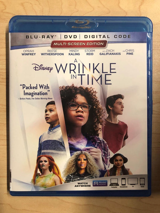 A Wrinkle in Time (Blu-ray and DVD only, Disney, 2018) - J0917