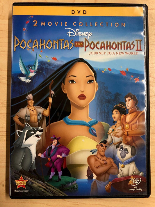 Pocahontas - Pocahontas II (DVD, double feature, Disney) - J1022