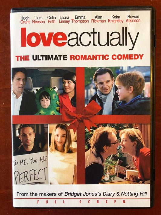 Love Actually (DVD, 2003, Full Frame) - G1122