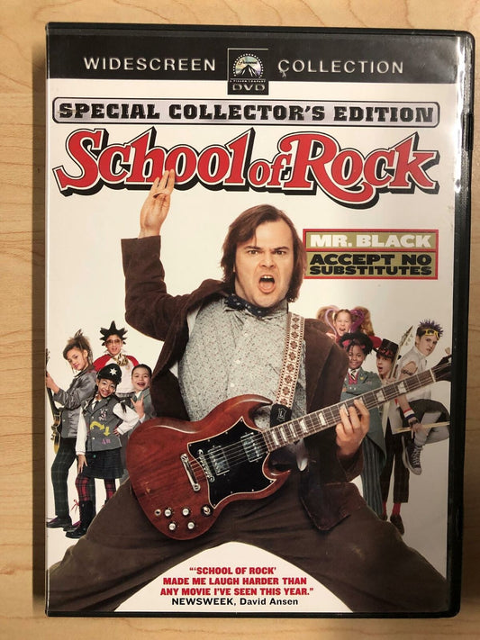 School of Rock (DVD, 2003, Widescreen, Special Collectors Edition) - J0319