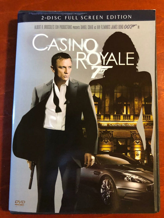 Casino Royale (DVD, 2007, 2-Disc, Full Frame, James Bond) - G0823