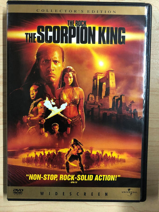 The Scorpion King (DVD, 2002, Widescreen, collectors edition) - J1231