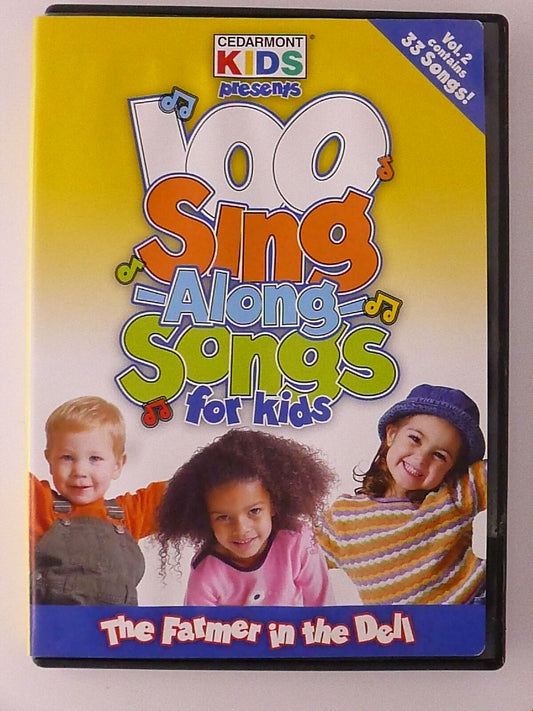100 Sing Along Songs for Kids The Farmer in the Dell Vol 2 DVD, 33 Songs - H0516