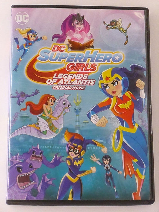DC SuperHero Girls - Legends of Atlantis Original Movie (DVD, 2018) - H0919