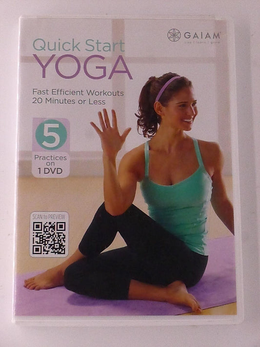 Quick Start Yoga (DVD, Gaiam, exercise) - J0806