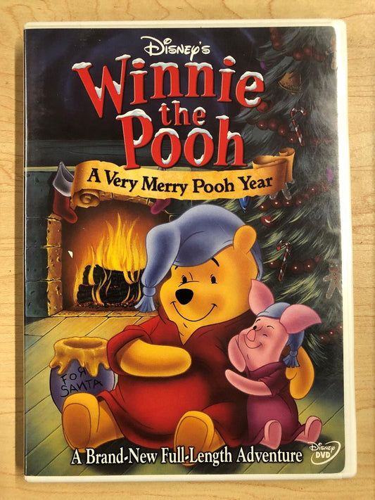 Winnie the Pooh - A Very Merry Pooh Year (DVD, 2002, Disney, Christmas) - J0806