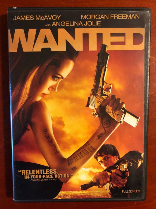 Wanted (DVD, 2008, Full Screen) - K0428