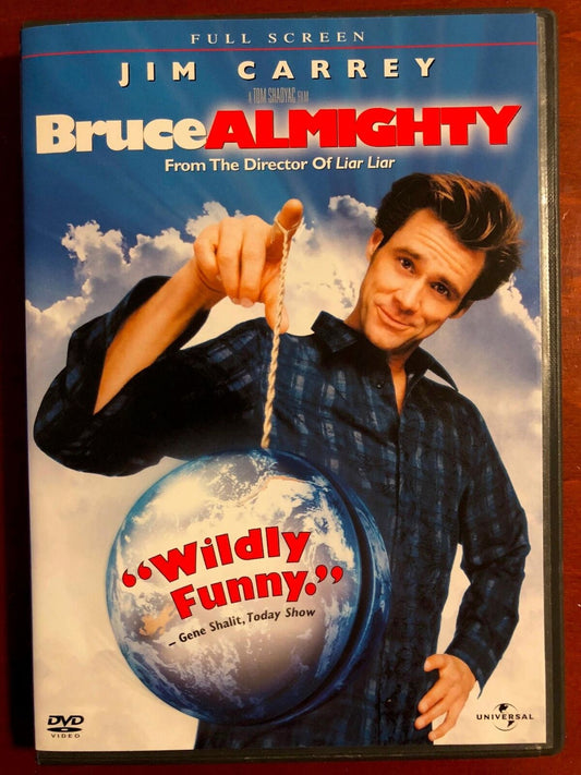 Bruce Almighty (DVD, 2003, Full Frame) - J1105