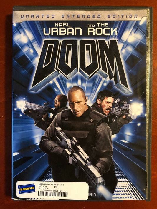 Doom (DVD, 2005, Widescreen, Unrated Extended Edition) - G0906