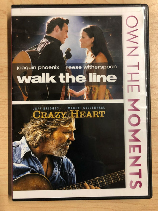 Walk the Line - Crazy Heart (DVD, Double Feature) - K0107