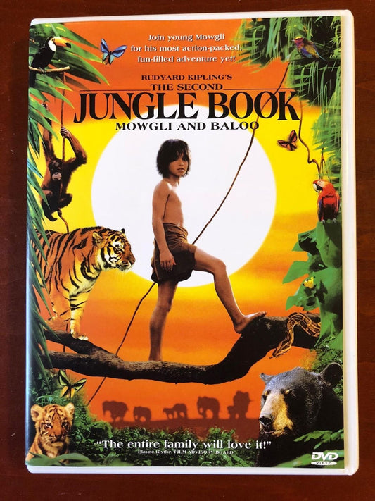 The Second Jungle Book Mowgli and Baloo (DVD, 1997, Rudyard Kipling) - K0218