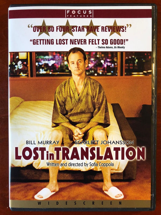 Lost in Translation (DVD, 2003, Widescreen) - J1105