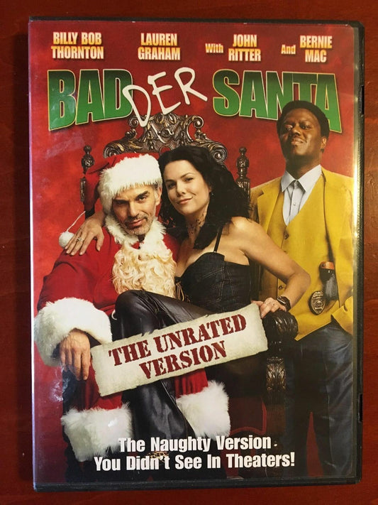 Bad Santa (DVD, 2003, Unrated Version, Christmas) - J0319