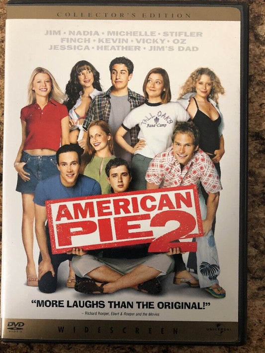 American Pie 2 (DVD, 2002, Collectors Edition, Widescreen) - J1105