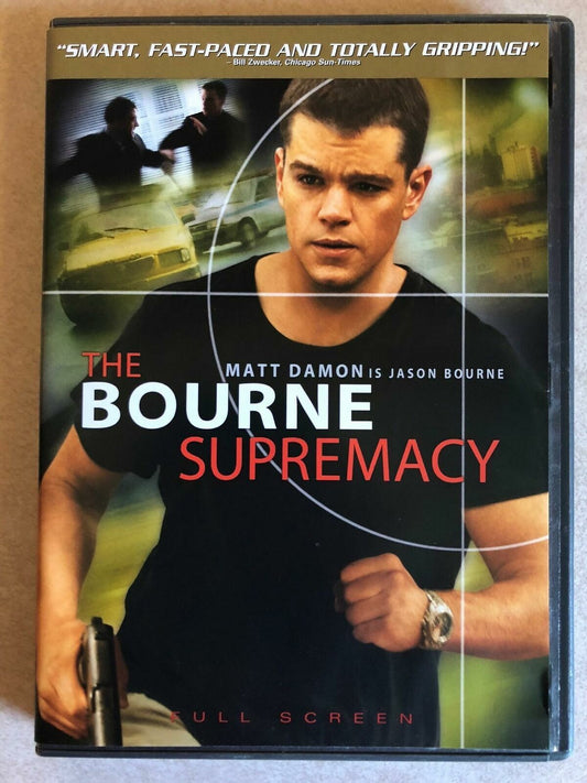 The Bourne Supremacy (DVD, 2004, full screen) - G0202