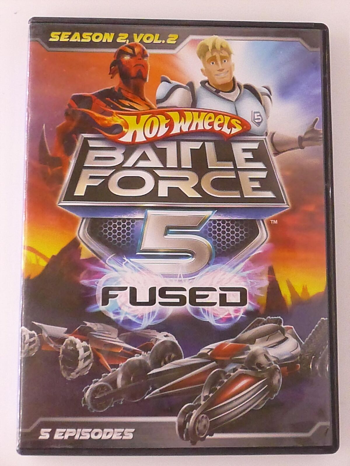 Hot Wheels Battle Force 5 Fused - Season 2 Vol 2 (DVD, 5 episodes) - I0313