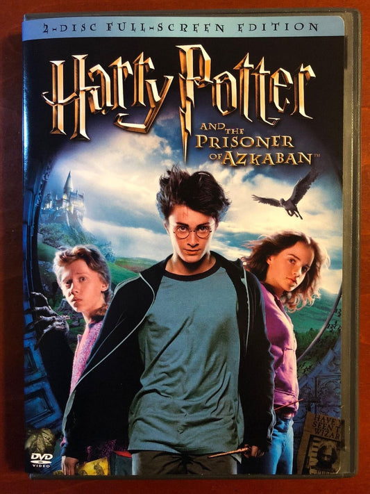 Harry Potter and the Prisoner of Azkaban (DVD, 2004, 2-Disc Full Screen) - J1231