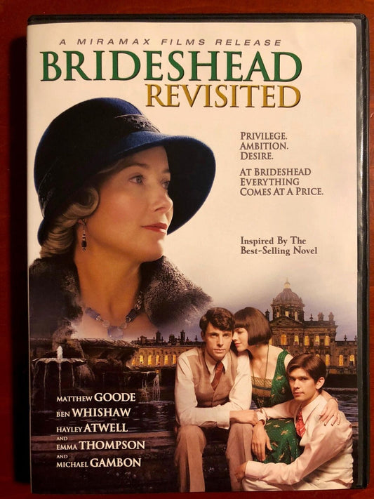 Brideshead Revisited (DVD, 2008) - J0319