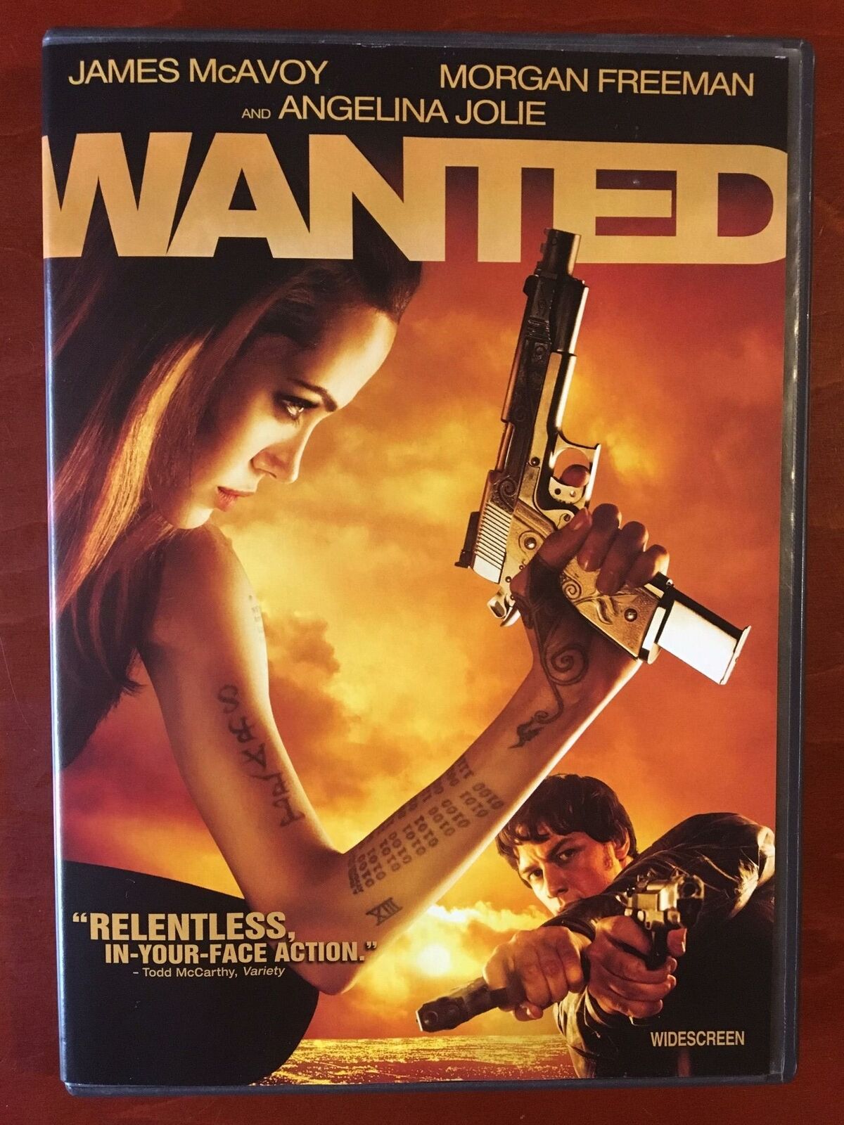 Wanted (DVD, 2008, Widescreen) - K0107