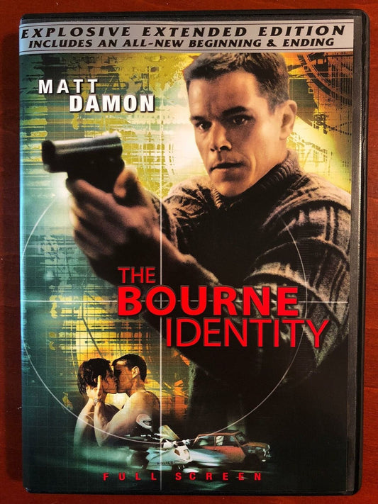 The Bourne Identity (DVD, 2002, Full screen) - G1219