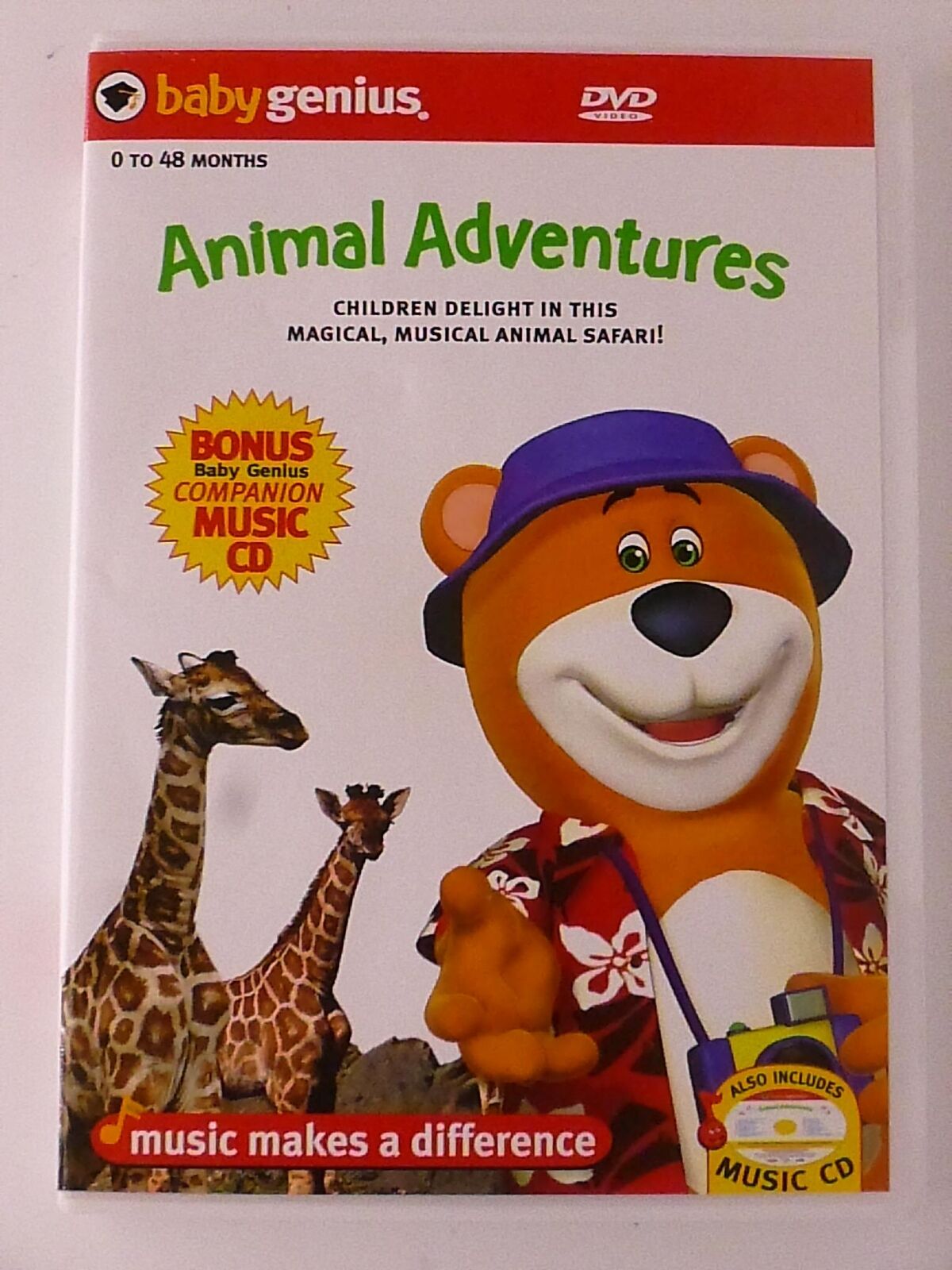 Baby Genius - Animal Adventures (DVD, 2005) - I0227