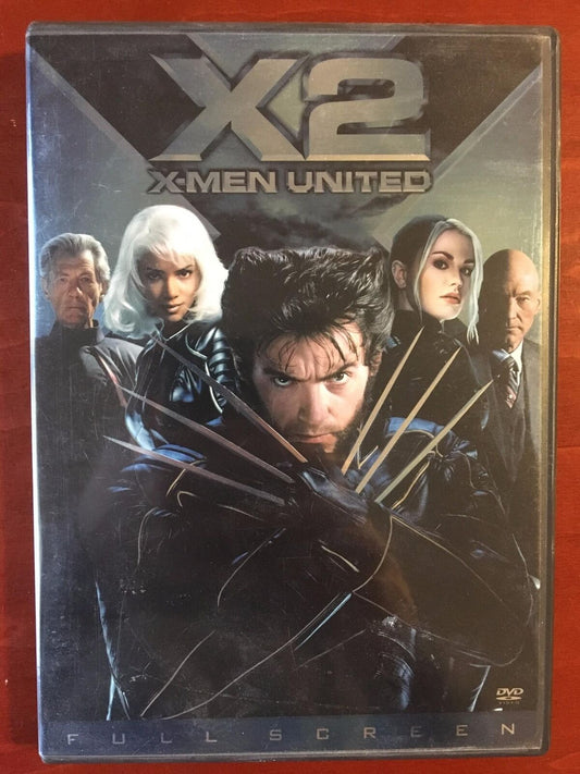 X2 - X-Men United (DVD, 2003, Full Screen) - I1030
