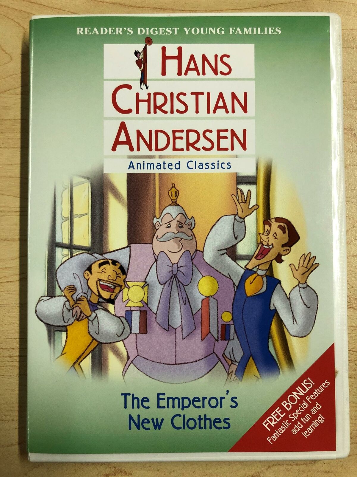 Hans Christian Andersen - The Emperors New Clothes (DVD, 2006, animated) - G0531