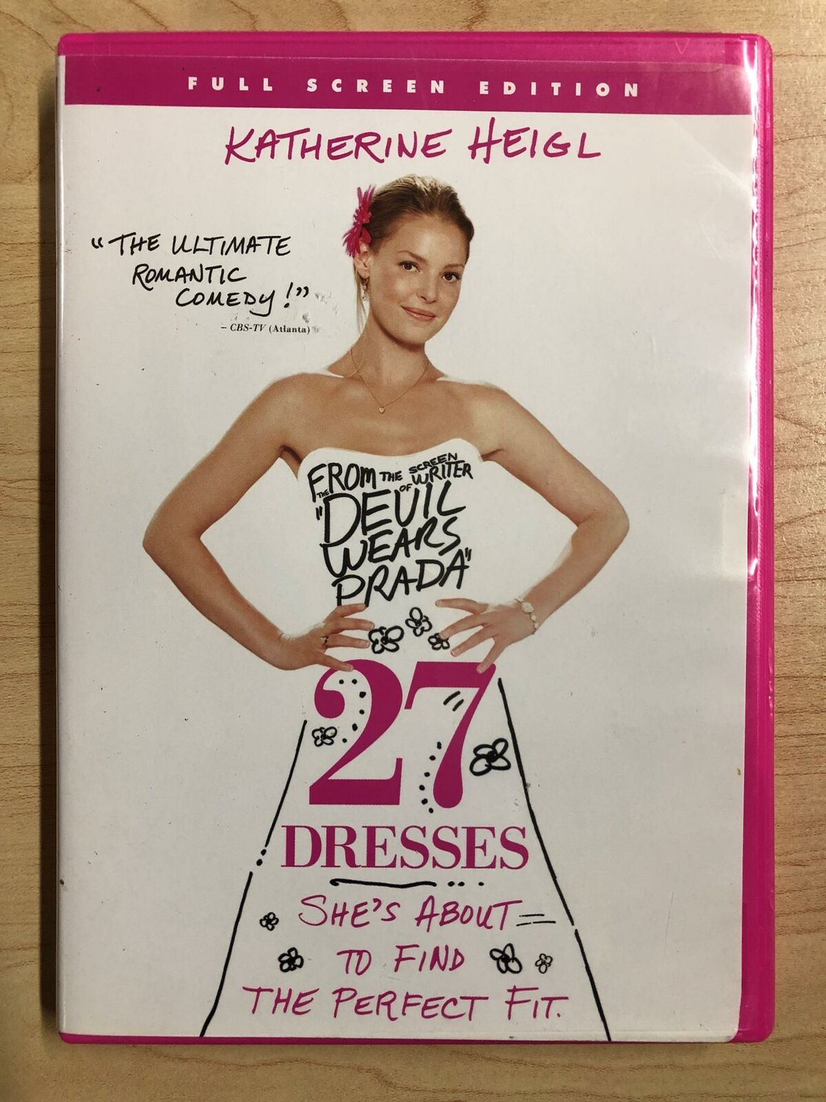 27 Dresses (DVD, 2008, Full Frame) - J1231