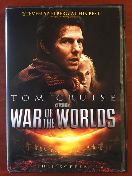 War of the Worlds (DVD, 2005, Full Frame) - J1105