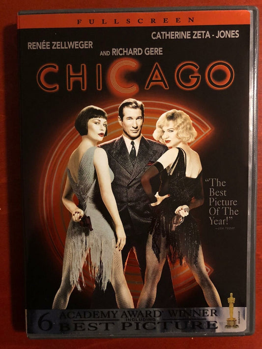Chicago (DVD, 2002, Full Screen) - J1231