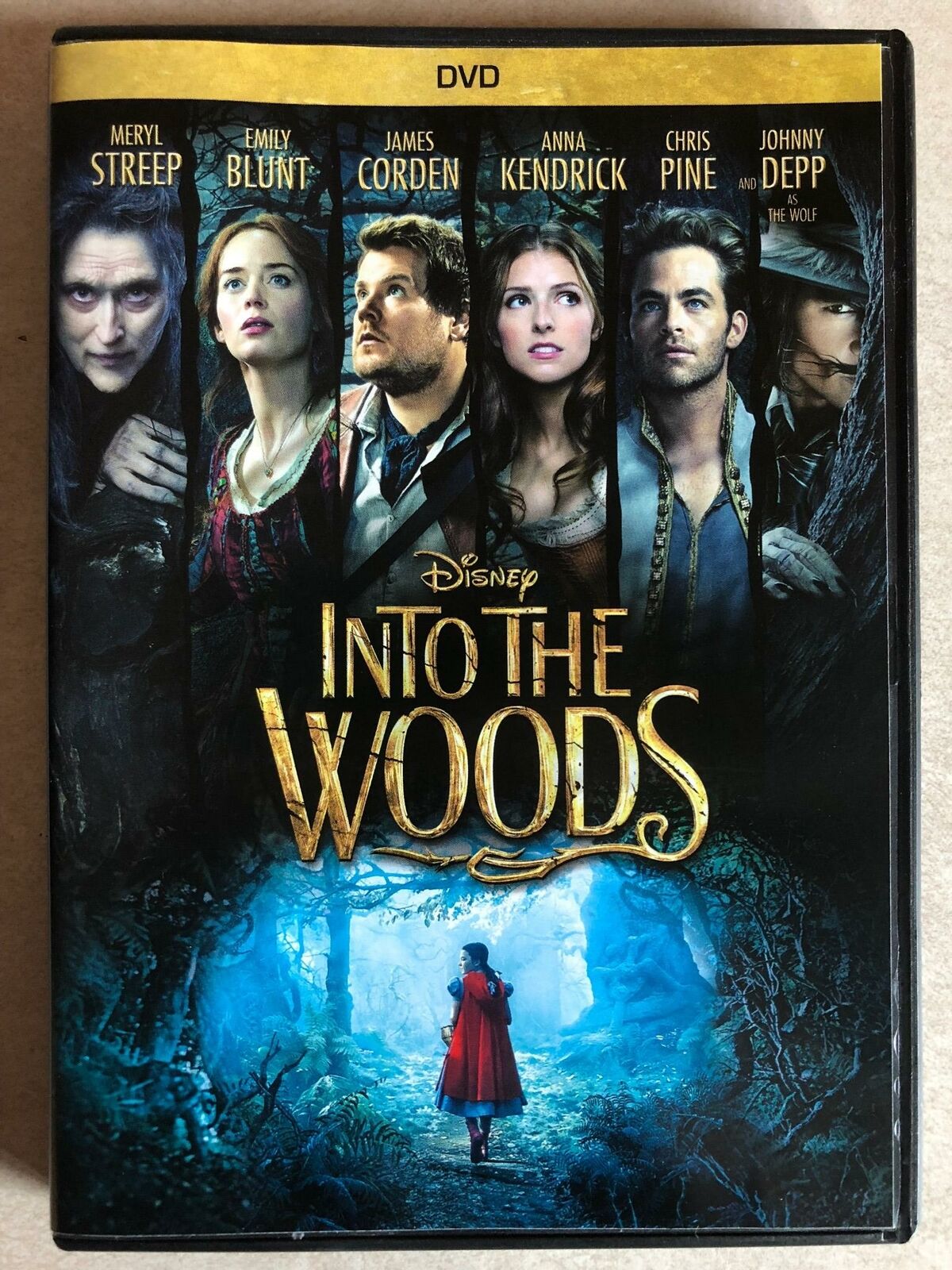 Into the Woods (DVD, 2014, Disney) - K0218