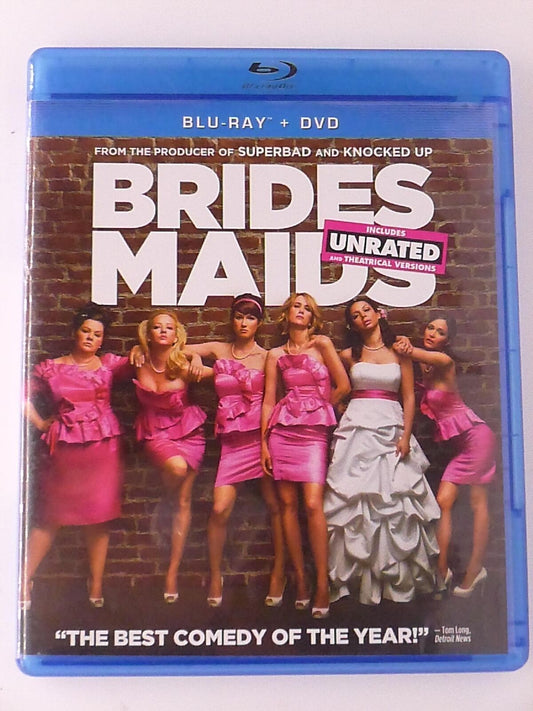 Bridesmaids (Blu-ray, DVD, unrated, 2011) - J1231