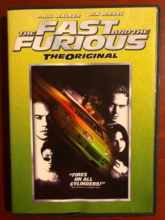 The Fast and the Furious - the original (DVD, 2001) - J1231