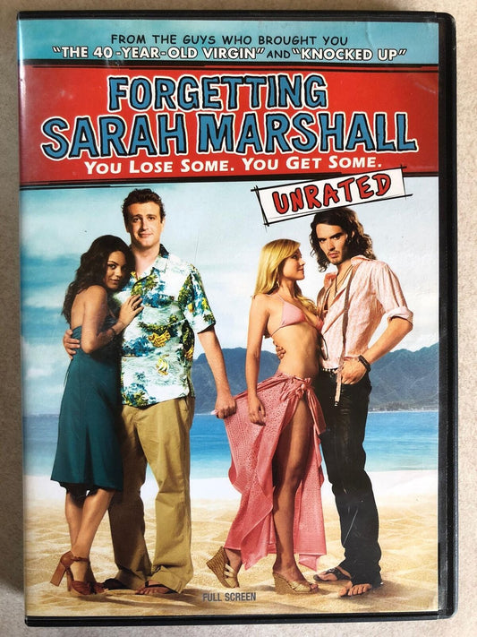 Forgetting Sarah Marshall (DVD, 2008, Full Frame, unrated) - G0202