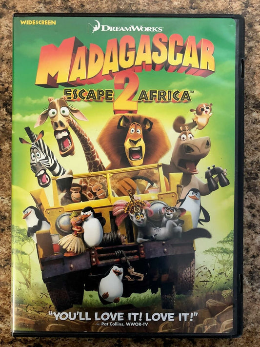 Madagascar - Escape 2 Africa (DVD, 2008, Widescreen) - K7