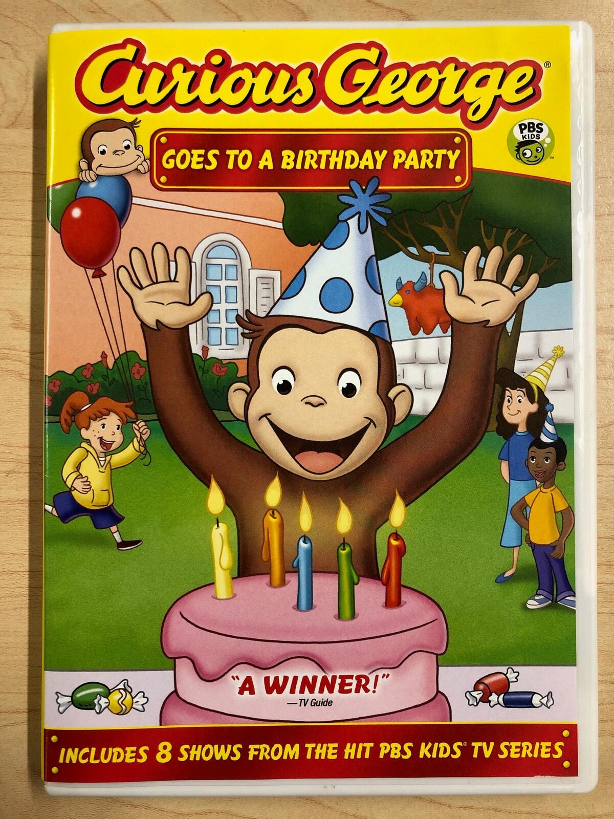 Curious George - Goes to a Birthday Party (DVD, 8 episodes) - J0611