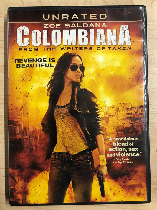 Colombiana (DVD, Unrated, 2011) - J0205