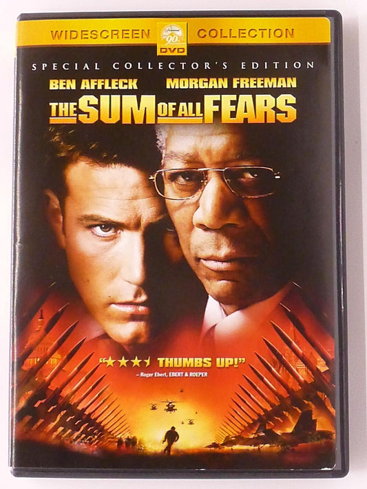 The Sum of all Fears (DVD, Widescreen, Special Collectors Edition, 2002) - J1105