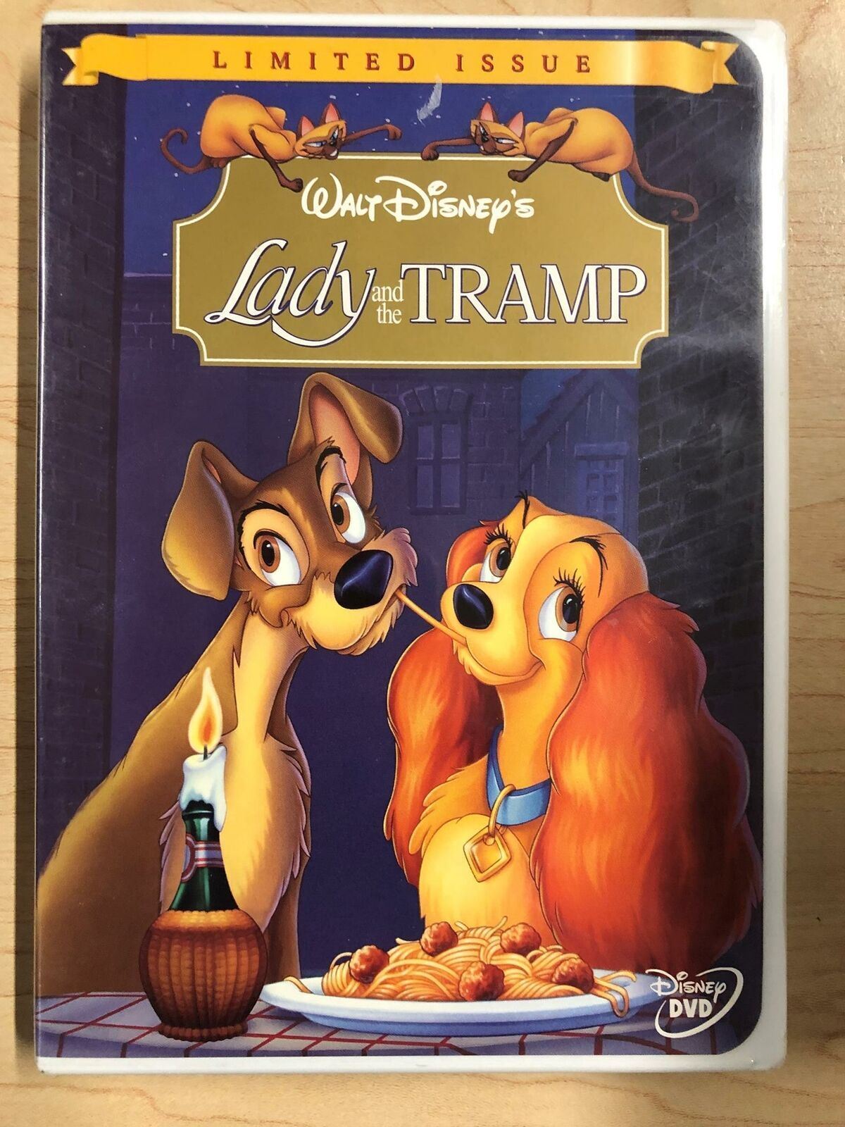 Lady and the Tramp (DVD, Disney, Limited Issue, 1955) - J0514 – DVDs4Me