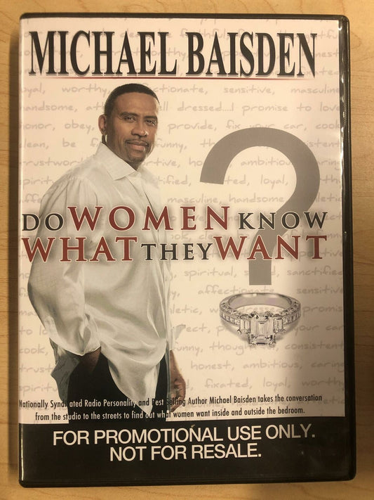 Do Women Know What They Want - Michael Baisden (DVD) - G1004