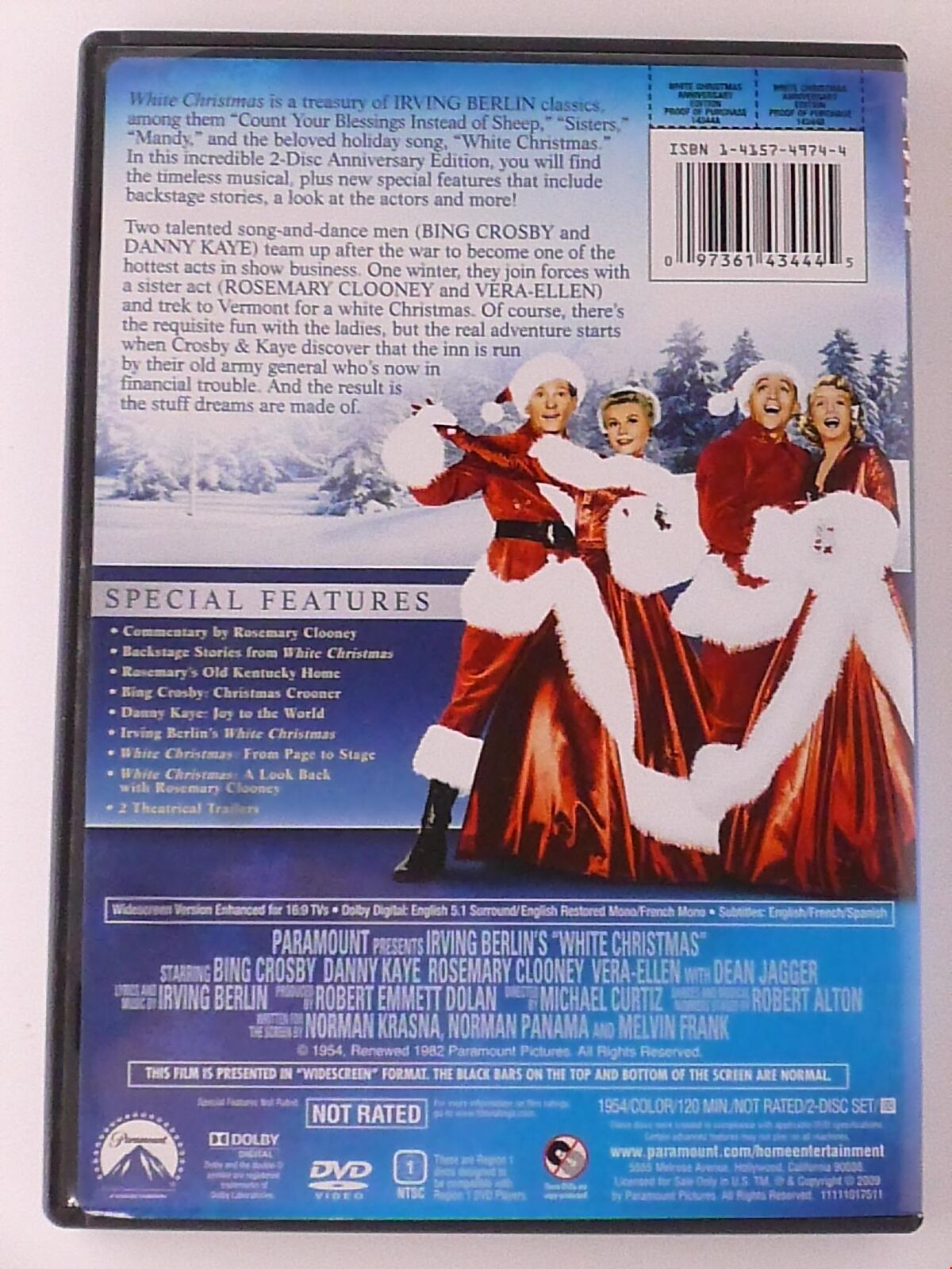 White Christmas (DVD, Anniversary Edition, 1954) - J1105