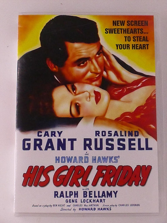 His Girl Friday (DVD, 1940) - J0917